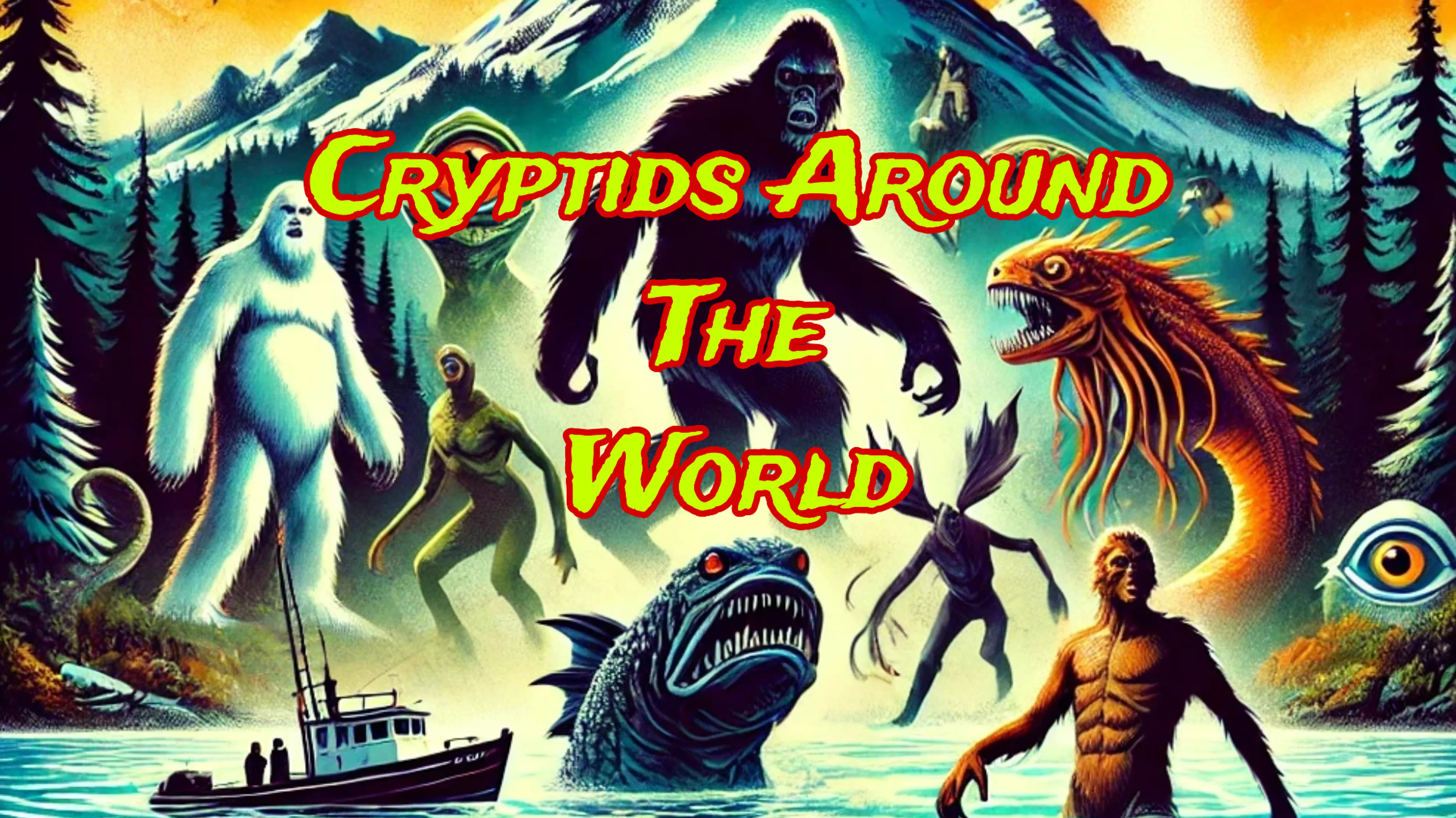 Cryptids Around the World poster